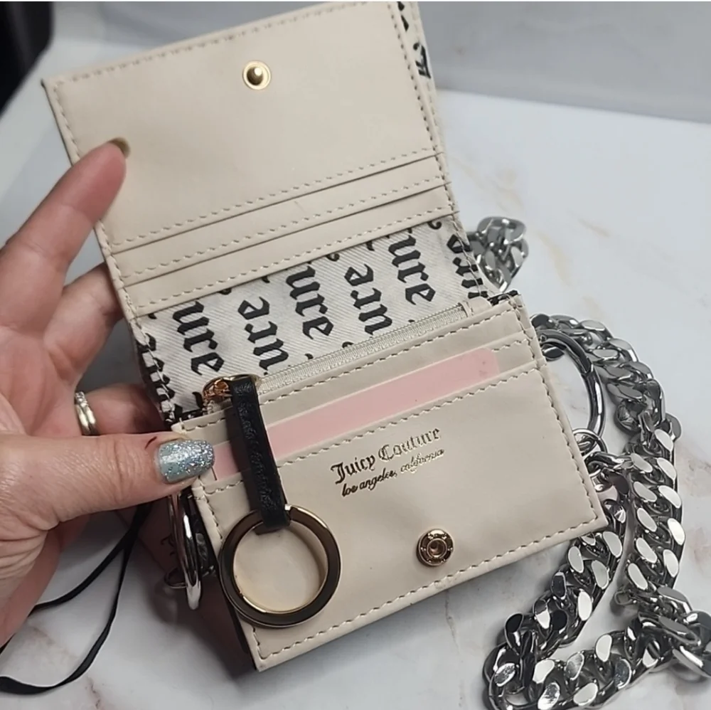 Juicy Couture Silver Chain Crossbody Bag
